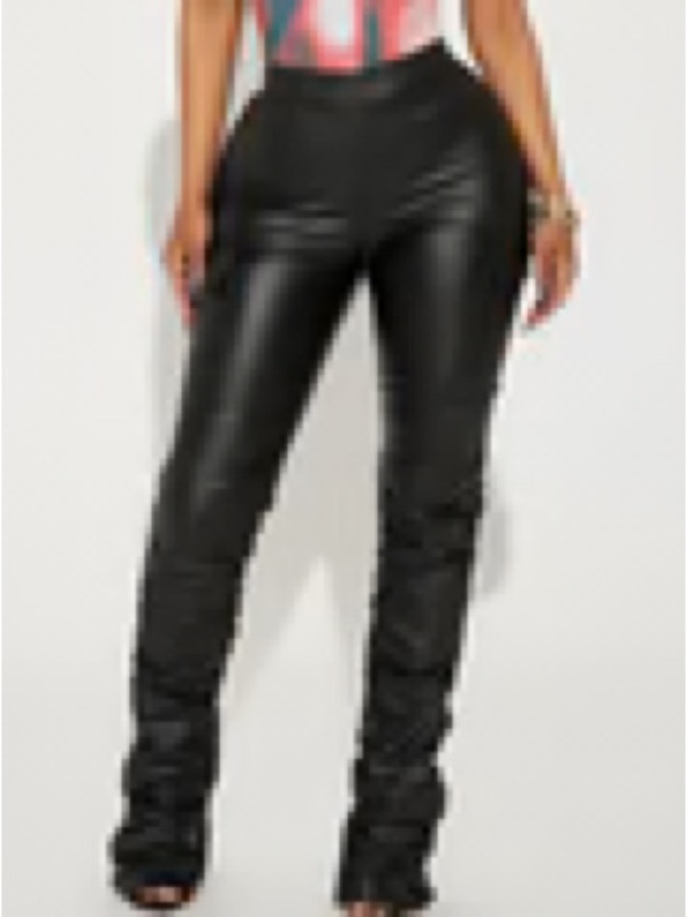 Fashion Nova Sugar Coated Cargo Stacked Legging Leggings Black Small